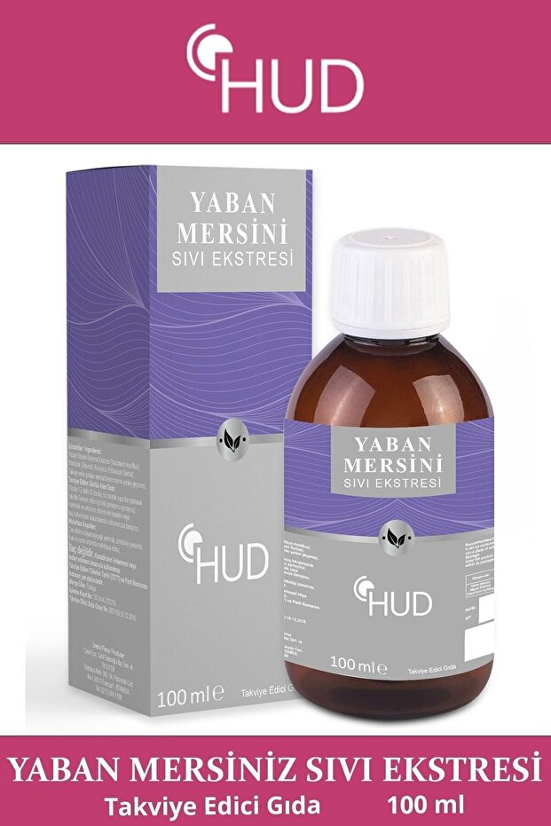 HUD Yaban Mersini Sıvı Ekstresi 100 ml | Bitkisel Takviye