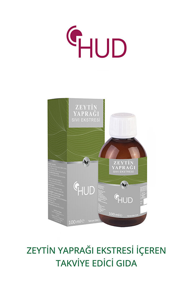 HUD Zeytin Yaprağı Sıvı Ekstresi 100 ml | Bitkisel Takviye