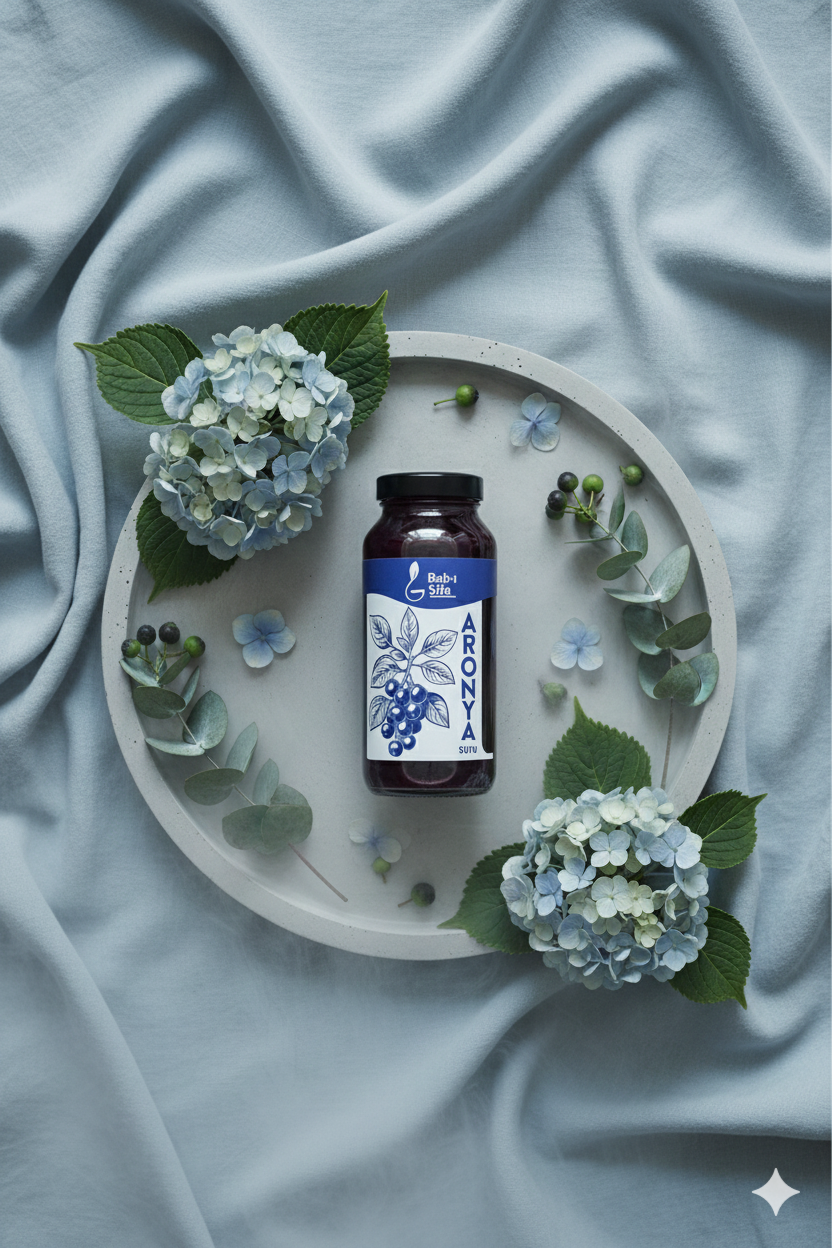 %100 Doğal Aronya Suyu 500 ml - Soğuk Sıkım (Cold Press) Antioksidan Kaynağı