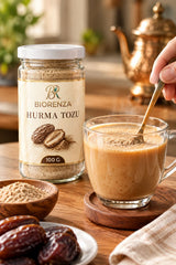 Hurma Tozu 100 g – %100 Hurma, Kek, Kurabiye, Yoğurt ve Smoothie Tarifleri İçin