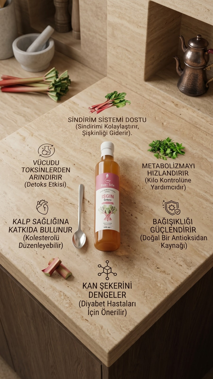 Doğal Fermente Işgın Sirkesi – 500 ml