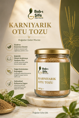 Bab-ı Şifa Karnıyarık Otu Tozu 60 g – Cam Kavanoz